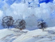 Three in Snow Mini